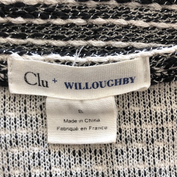Anthropologie Clu + Willoughby Pleated Tweed Top! - Picture 7 of 8